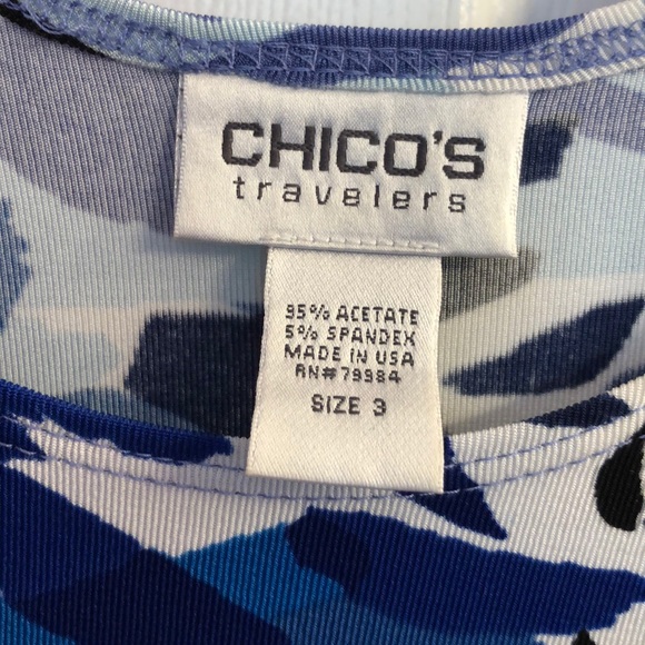 Chico’s Travelers Large tank top - Picture 3 of 4